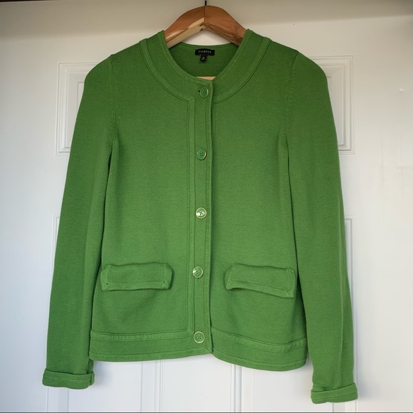 Talbots Sweaters - TALBOTS Heavy Sweater Cardigan Jacket-Size Medium